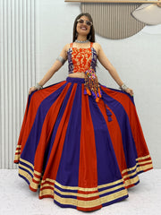 Women’s Lehenga Choli Set,Traditional Indian Ethnic Wear with Embroidered Blouse