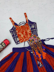Women’s Lehenga Choli Set,Traditional Indian Ethnic Wear with Embroidered Blouse