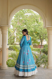 Women’s Kutchi Mirror Work Lehenga Choli With Kurti