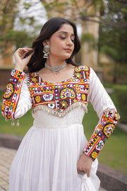 Women’s Kutchi Patchwork Anarkali Gown