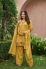 Women’s Straight Salwar Suit Set with & Dupatta