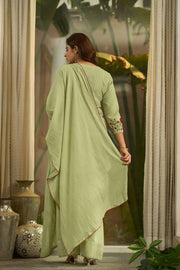 Women’s Straight Salwar Suit Set with & Dupatta