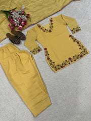 Women’s Straight Salwar Suit Set with & Dupatta
