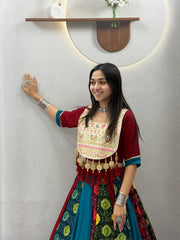 Traditional Indian Lahenga Choli for Navratri, Garba & Festive Occasions