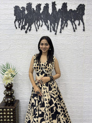 Women’s Printed Gujarati Navratri Lehenga Choli with Traditional Patch Work