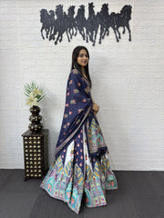 Women’s Printed Lehenga Choli with Dupatta, Traditional Indian Ethnic Wear