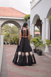 Women’s Lehenga Choli Set with Embroidered Blouse