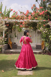 New Cotton Lehenga Choli Set with Kutchi Patchwork Blouse