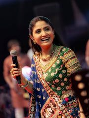 Women’s Navy Blue Special Gujarati Navratri Lehenga Choli