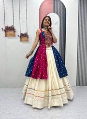 Women’s Printed Choli Flared Ethnic Choli Navratri Garba & Festive Wear