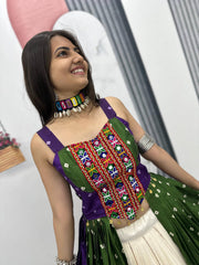 Women’s Printed Choli Flared Ethnic Choli Navratri Garba & Festive Wear