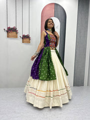 Women’s Printed Choli Flared Ethnic Choli Navratri Garba & Festive Wear