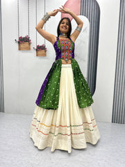 Women’s Printed Choli Flared Ethnic Choli Navratri Garba & Festive Wear