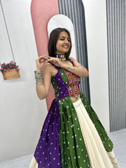Women’s Printed Choli Flared Ethnic Choli Navratri Garba & Festive Wear