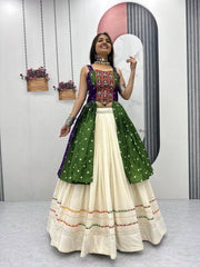 Women’s Printed Choli Flared Ethnic Choli Navratri Garba & Festive Wear
