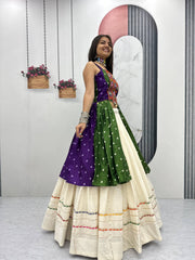 Women’s Printed Choli Flared Ethnic Choli Navratri Garba & Festive Wear