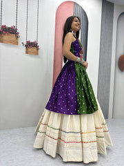 Women’s Printed Choli Flared Ethnic Choli Navratri Garba & Festive Wear