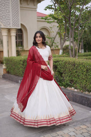 Women’s Anarkali Lehenga Choli with Treditional Dupatta