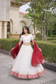 Women’s Anarkali Lehenga Choli with Treditional Dupatta