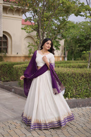 Women’s Anarkali Lehenga Choli with Treditional Dupatta