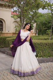 Women’s Anarkali Lehenga Choli with Treditional Dupatta