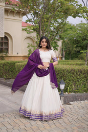 Women’s Anarkali Lehenga Choli with Treditional Dupatta