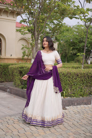 Women’s Anarkali Lehenga Choli with Treditional Dupatta