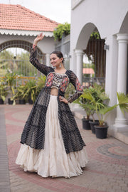 Women’s Lehenga Choli with Laheriya Print work For Women