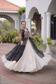 Women’s Lehenga Choli with Laheriya Print work For Women