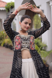 Women’s Lehenga Choli with Laheriya Print work For Women
