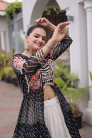 Women’s Lehenga Choli with Laheriya Print work For Women