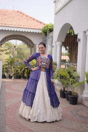 Women’s Lehenga Choli with Laheriya Print work For Women