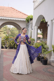 Women’s Lehenga Choli with Laheriya Print work For Women