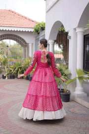 Women’s Lehenga Choli with Laheriya Print work For Women