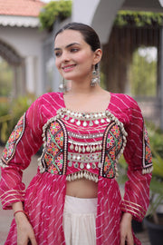 Women’s Lehenga Choli with Laheriya Print work For Women