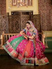 Women’s Gujarati Navratri Lehenga Choli with Real Mirror Work