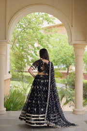 Women’s Floral Printed Lehenga Choli with Dupatta, Stitched Traditional Ethnic Wear