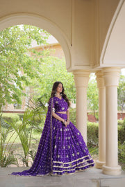 Women’s Floral Printed Lehenga Choli with Dupatta, Stitched Traditional Ethnic Wear