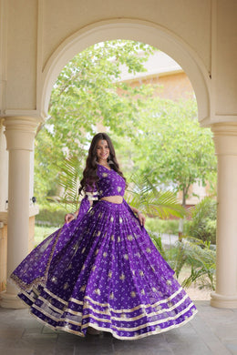 Women’s Floral Printed Lehenga Choli with Dupatta, Stitched Traditional Ethnic Wear