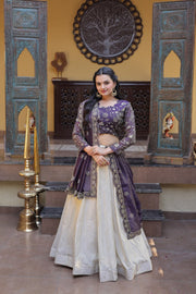 Women’s Lehenga Choli Set with Traditional Embroidery Work