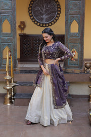 Women’s Lehenga Choli Set with Traditional Embroidery Work