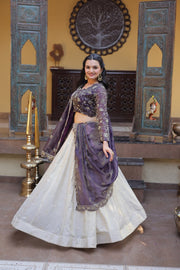 Women’s Lehenga Choli Set with Traditional Embroidery Work