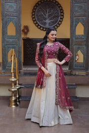 Women’s Lehenga Choli Set with Traditional Embroidery Work