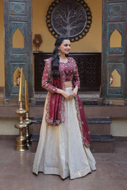 Women’s Lehenga Choli Set with Traditional Embroidery Work
