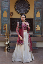 Women’s Lehenga Choli Set with Traditional Embroidery Work