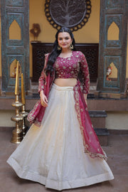 Women’s Lehenga Choli Set with Traditional Embroidery Work