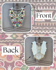 Women’s Traditional Kutchi Work Blouse with Multicolor Embroidery