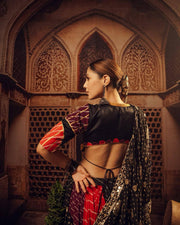 Women’s Red Gujarati Garba Lehenga Choli For Women