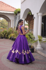 Women’s Mirror work Ethnic Embroidered Lehenga Choli Set