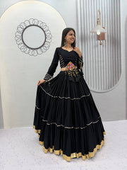 Women’s Pure Cotton Navratri Special Lehenga Choli Set